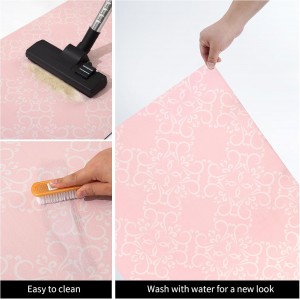 Kitchen Rugs Sets of 3 Non Slip Washable Pink Kitchen Mats for Floor 3 Piece Set Kitchen Rug Set Runner Rugs Absorbent for Hallways Home Party Decoration...