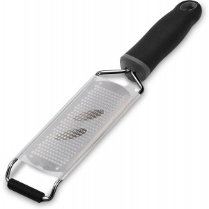 Stainless Steel Ultra Fine Cheese Grater Great for Hard Cheeses, Chocolate, Nutmeg, and Lemon Zest - EJKJ Kitchenware