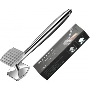 AMOZO Meat Tenderizer 304 Stainless Stee...