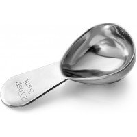 Stainless Steel Coffee Scoop Short Handled Measure Scooper Metal Measuring Spoon Coffee Scoop For Ground Coffee Bean Espresso Powder For Canisterss/Jars(2tbsp)