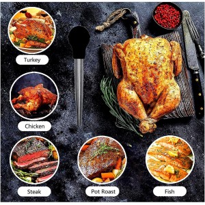 Good Grip Turkey Lifters and Baster Set, 3-Piece Thanksgiving Turkey Serving Set, 2-Prong Poultry Forks, Easily Lift Large Meats