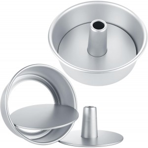 Angel Food Cake Pan Set of 2, 8 Inch Non...