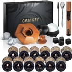 23Pcs Whiskey Smoker Kit with Torch-12 Wood Chips, Ice Ball Mold, Cocktail Smoker Infuser Kit, Old Fashioned Drink Smoker Kit, Birthday Bourbon Whiskey Gifts for Men,Dad,Him, Valentine's Day Gifts