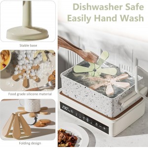 Tree Coasters, Trivets for Hot Dishes, Foldable Treevet Coaster Set, Non-Slip Resistant Trivet Tree for Teapot Pans Kitchen Decor Meets Functionality (3 Trivet + 1 Stand)