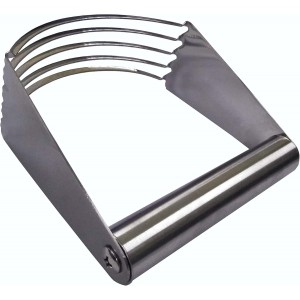 FixtureDisplays® Stainless Steel Pastry Blender and Dough Cutter - Versatile Flour Mixer for Pasta, Pie Crust, and Cake 15015-NEW-NF