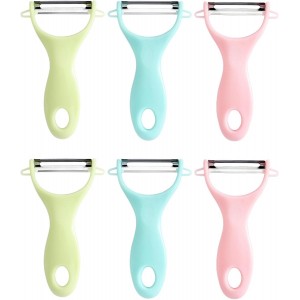 6 PCS Vegetable Peeler Set with Sharp Bl...