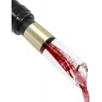 Elegant Wine Aerator Pourer Spout by ELMWAY - Clear Wine Air Aerator Enhances Flavor, Aroma & Finish, No Spill Design, Wine Accessory Gift for Wine Lovers - Gold