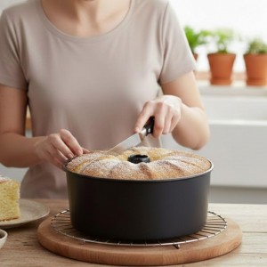 Soro Essentials- Set of 2 Non-stick Angel Food Cake Pan 10