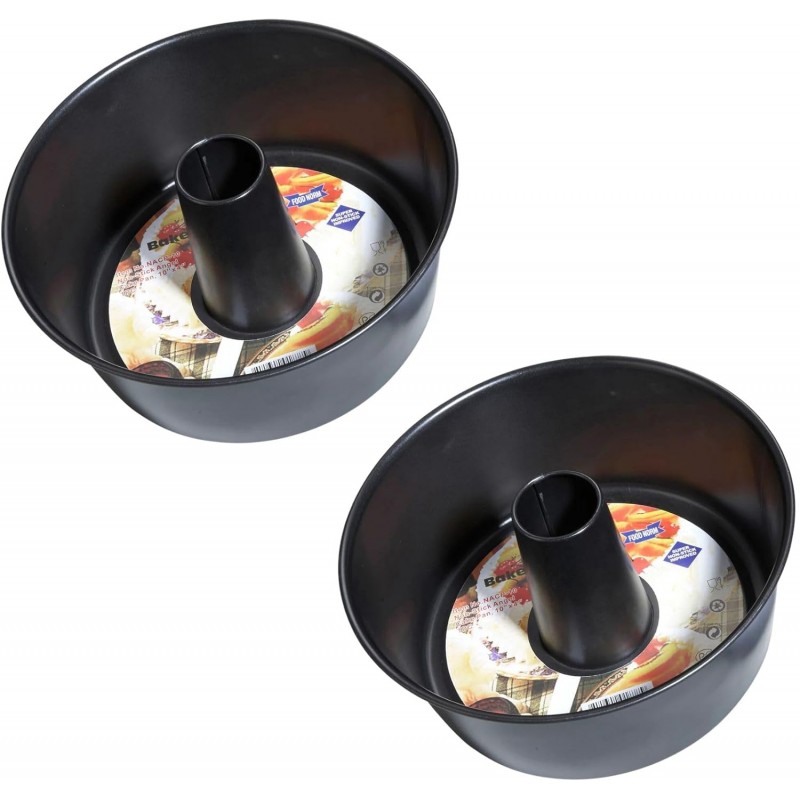 Soro Essentials- Set of 2 Non-stick Angel Food Cake Pan 10