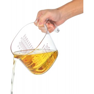 3PCS Nesting Liquid Measuring Cups Set, Measuring Jugs For Kitchen Cooking & Baking,Heat Resistant up to 210°F,BPA Free Plastic Set with Spout Multiple Measurement Scales(Cups/Ounces/Milliliters)