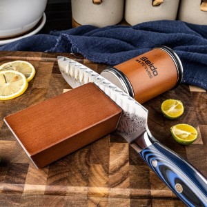 Rolling Knife Sharpener – Dual-Grit Diamond Coated Discs with 15° & 20° Sharpening Angles – Professional & Home Use