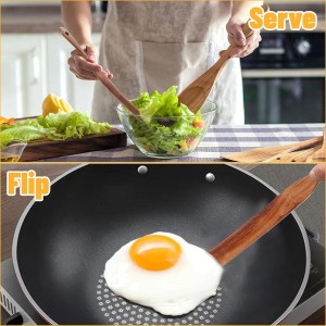 11Inch Skinny Wooden Spurtle Spatula Sourdough Mixer Bread Stirring Spatula Wood Utensil Tool Flat Stirring Stick Bread Spatulas for Dough Cooking Spreading Baking Whisking Mixing Jar Scraping