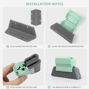 Magic Window Track Cleaner, 2024 Upgraded Window Groove Cleaning Brush Tools Set, Hand-held Window Track Cleaner Brushes Tools Set for Window lides Gaps Tile Lines Shutter Car Vents (Mix 3PCS)