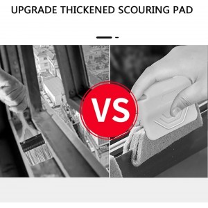 Magic Window Track Cleaner, 2024 Upgraded Window Groove Cleaning Brush Tools Set, Hand-held Window Track Cleaner Brushes Tools Set for Window lides Gaps Tile Lines Shutter Car Vents (Mix 3PCS)