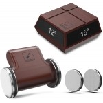 imarku Rolling Knife Sharpener for Ultra Razor Sharp Edges, Magnetic 4-Angle Knife Sharpening Kit, Rolling Knife Sharpener Kit with 2 Diamond Discs for Sharpening and Honing, 12, 13, 15, 20 Degree