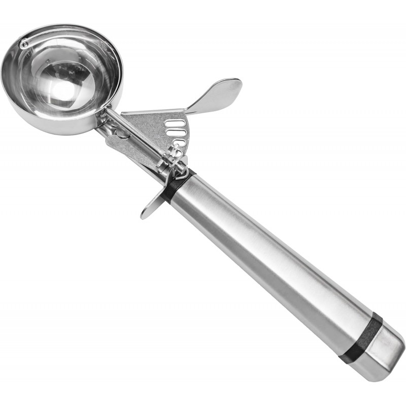 Fat Daddio's SCTP-16 Stainless Steel Cookie Portioning Scoop, No. 16, 1/3 cup