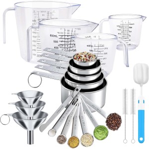 Measuring Cups and Spoons Set 22 Piece, ...