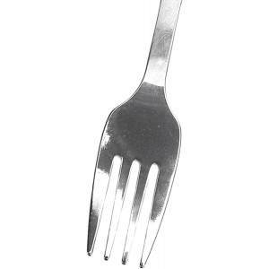 Folding Spring Camping Fork One Button Flick 304 Stainless Steel Pocket Size Automatic Spring Utensils Fork (Black)