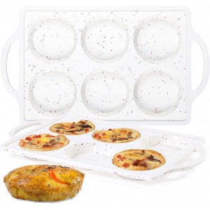 CAKETIME Muffin Top Pan Non Stick, Silic...