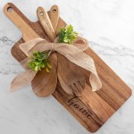 Housewarming Gifts New Home, New Home Gift Idea, First Home Gift, Gift for Home, New House Warming Gift for Homeowner Kitchen Gifts Apartment Closing Gift for Clients, Wooden Cutting Boards Gift Set