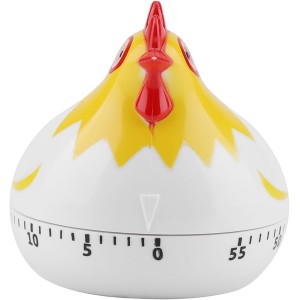 Chicken Pattern Timer, Kitchen Timer Reminder Cooking Countdown Timer for Cooking Baking Timer (White)
