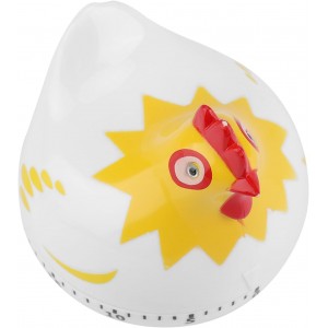 Chicken Pattern Timer, Kitchen Timer Reminder Cooking Countdown Timer for Cooking Baking Timer (White)