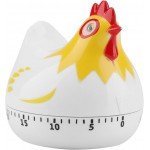 Chicken Pattern Timer, Kitchen Timer Reminder Cooking Countdown Timer for Cooking Baking Timer (White)