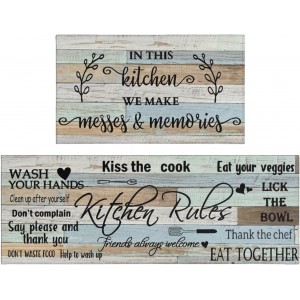 Farmhouse Kitchen Rug Sets of 2 Piece No...