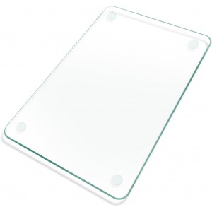 Tempered Glass Cutting Board, 12x8"...