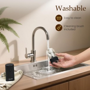 Electric Salt and Pepper Grinder Set, Adjustable Coarseness & LED Light, Rechargeable Large Capacity Stainless Steel Mill, Birthday Cooking Gifts for Women Mom- Black/White