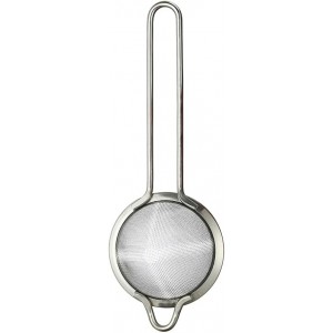 Fine Mesh Cocktail Strainer, Stainless Steel, Long Handle Set of 2 (Stainless Steel set of 2)