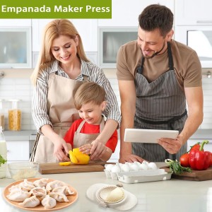 Empanada Maker Press & Dumpling Maker Set - 2 Sizes (4