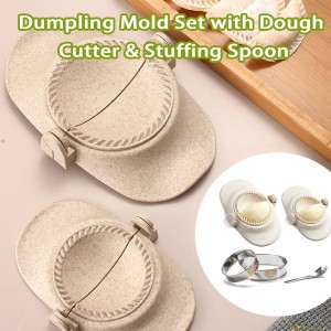 Empanada Maker Press & Dumpling Maker Set - 2 Sizes (4