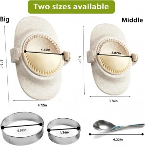 Empanada Maker Press & Dumpling Maker Set - 2 Sizes (4