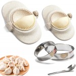 Empanada Maker Press & Dumpling Maker Set - 2 Sizes (4
