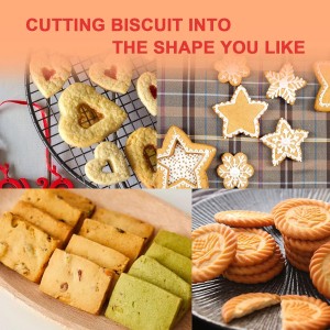 6 Pcs Stainless Steel Dumpling and Wonton Mold Used for Making Dumplings, Cookies, Wide Noodles