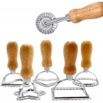 6 Pcs Stainless Steel Dumpling and Wonton Mold Used for Making Dumplings, Cookies, Wide Noodles