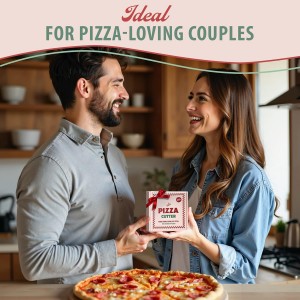 Valentine's Day Pizza Cutter Gift for Boyfriend, Husband - Engraved 