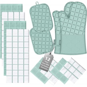 Oven Mitts Pot Holders Sets/Kitchen Towe...
