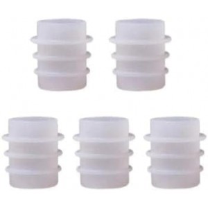 5Pcs White Cork Cover Bottle Stopper Sil...