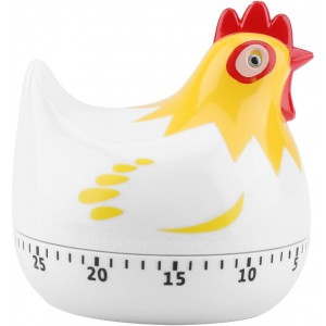 Cute Chicken-Shaped Kitchen Timer – 60...