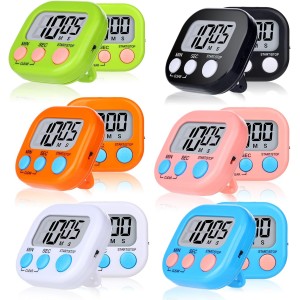 Mwellewm Digital Kitchen Timer 12 Packs ...