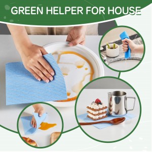 Swedish Dishcloths for Kitchen 10 Pack, Cellulose Sponge Cloths of Reusable Dish Cloths for Cleaning,Super Absorbent Dish Towels for Washing Dishes