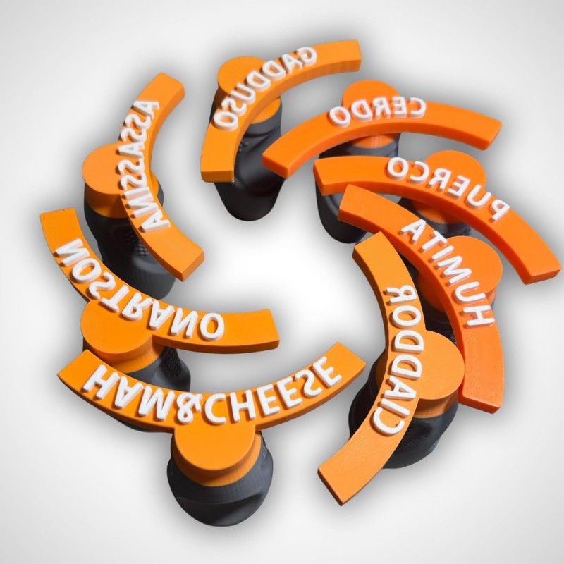 Sellos para empanadas, Empanada Maker Stamp, Special Non-Slip Handle, Custom, Pastry Stamp, Personalized Food Stamp, Chefs & Restaurants. (CUSTOMIZABLE) up to 4 Inches.