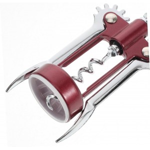 Wing Corkscrew Bottle Opener Multi-function Tool for Wine Beer and Easy Use Trumpet Mouth Design for Parties and Gatherings