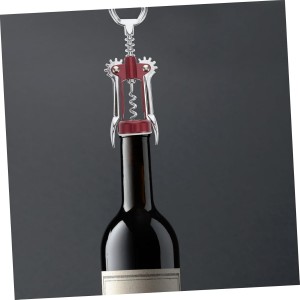 Wing Corkscrew Bottle Opener Multi-function Tool for Wine Beer and Easy Use Trumpet Mouth Design for Parties and Gatherings