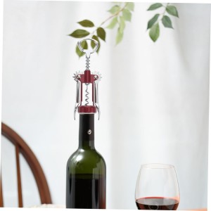 Wing Corkscrew Bottle Opener Multi-function Tool for Wine Beer and Easy Use Trumpet Mouth Design for Parties and Gatherings