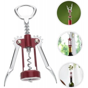 Wing Corkscrew Bottle Opener Multi-function Tool for Wine Beer and Easy Use Trumpet Mouth Design for Parties and Gatherings