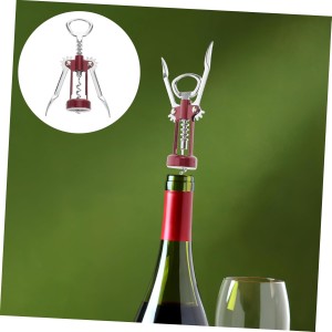 Wing Corkscrew Bottle Opener Multi-function Tool for Wine Beer and Easy Use Trumpet Mouth Design for Parties and Gatherings