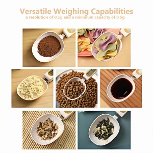 Digital Measuring Spoon Electronic Scale Spoon Weighing for Food Coffee Powder Tea Ingredients Spice Baking Kitchen Gram Measuring Spoons High Precision 0.1g